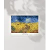 Vincent Van Gogh Buğday Tarlası Ve Kargalar Poster