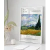 Vincent Van Gogh Buğday Tarlası ve Selviler (2) Poster