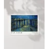 Vincent Van Gogh Ren Nehri’nde Yıldızlı Bir Gece Poster