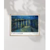 Vincent Van Gogh Ren Nehri’nde Yıldızlı Bir Gece Poster