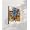 Vincent Van Gogh Üzgün Yaşlı Adam Poster