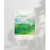 Vincent Van Gogh Yeşil Buğday Tarlası Poster