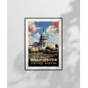 Washington Capitol Vintage Poster