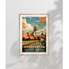 Washington D.C. Capitol Sanatsal Poster