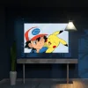 Ash ve Pikachu Kanvas Tablo