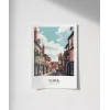 York Tarihi Sokakları Poster