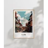 York Tarihi Sokakları Poster