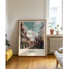 York Tarihi Sokakları Poster