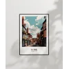 York Tarihi Sokakları Poster