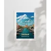 Zadar Hırvatistan Kıyı Manzarası Poster