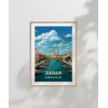 Zadar Hırvatistan Kıyı Manzarası Poster