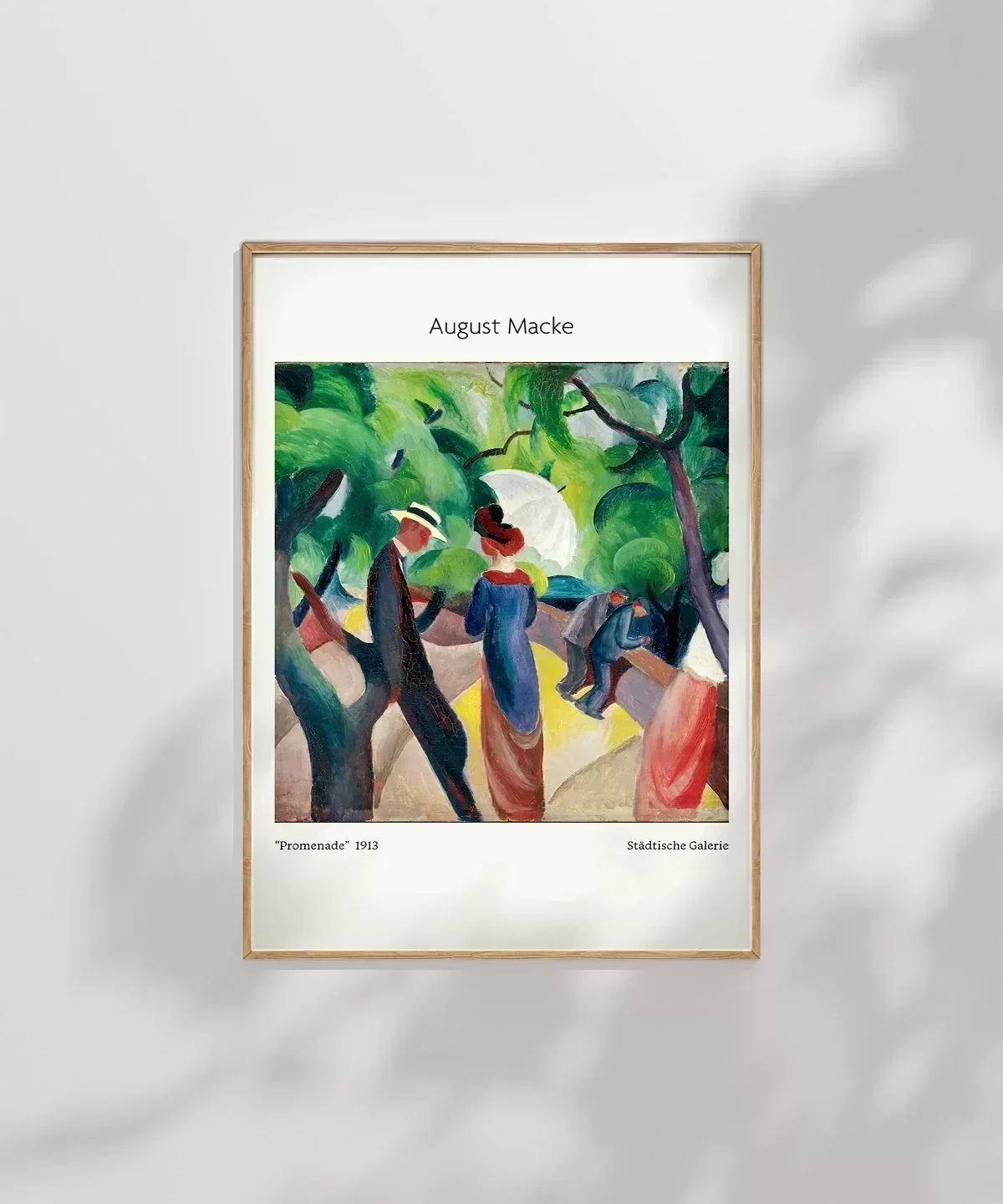 August Macke Promenade Poster