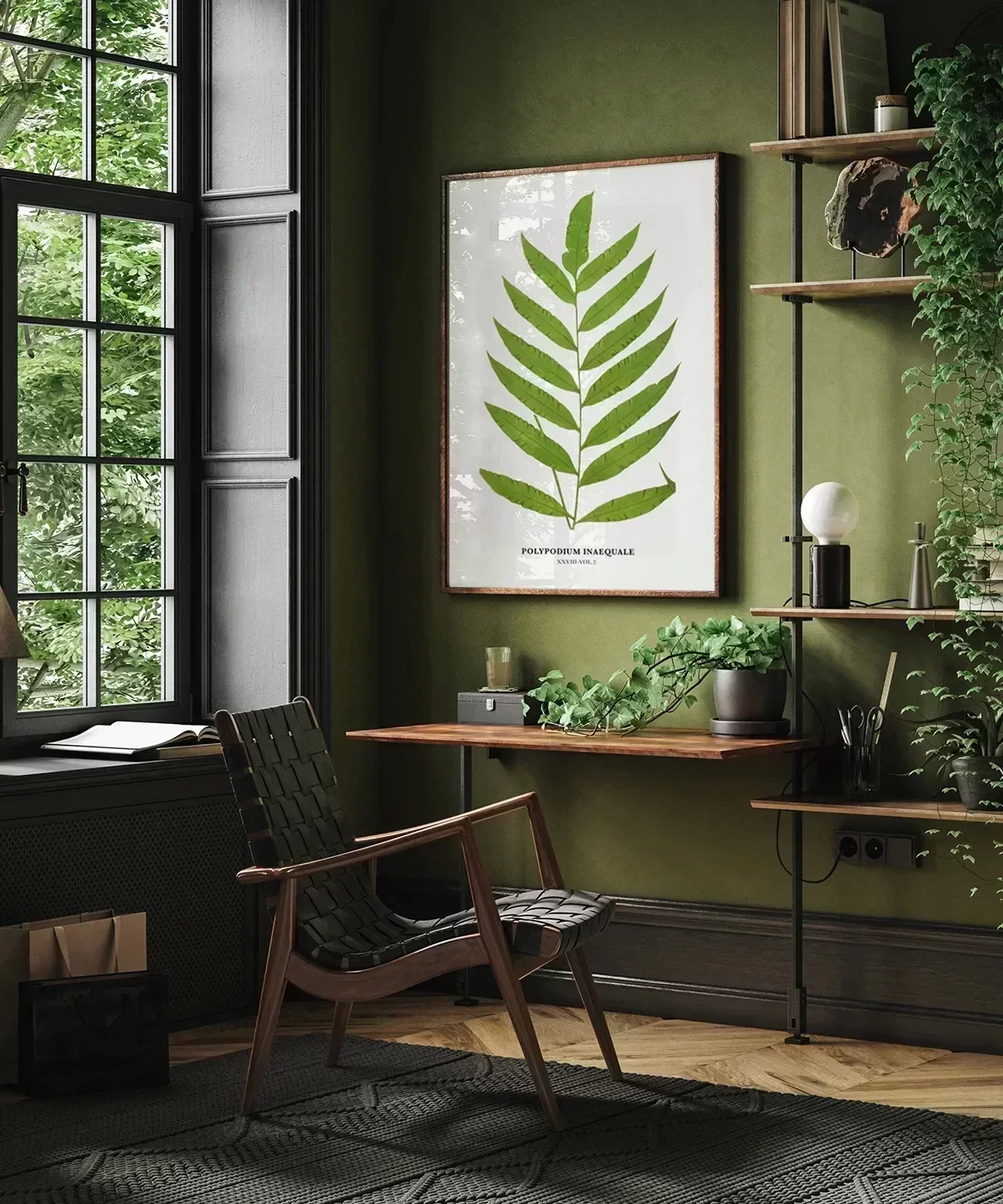 Polypodium Inaequale Poster