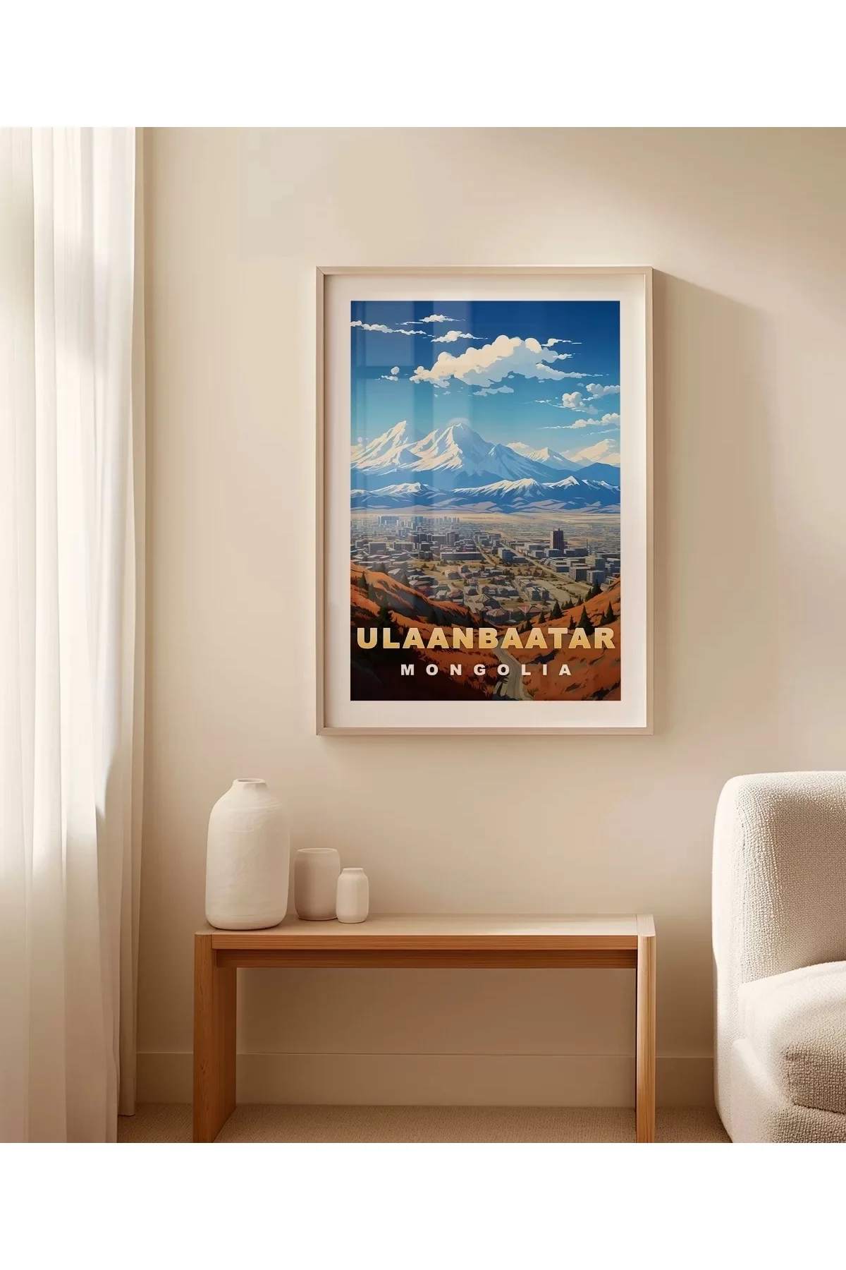 Şafak Vakti: Şehir Silüeti Kanvas Tablo