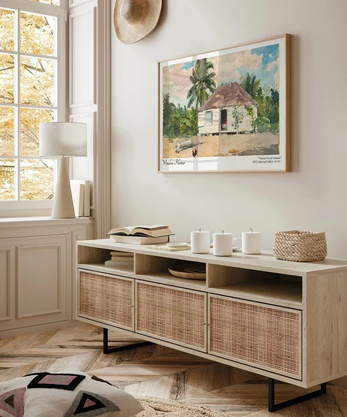 Winslow Homer Yerli Klübesi Poster