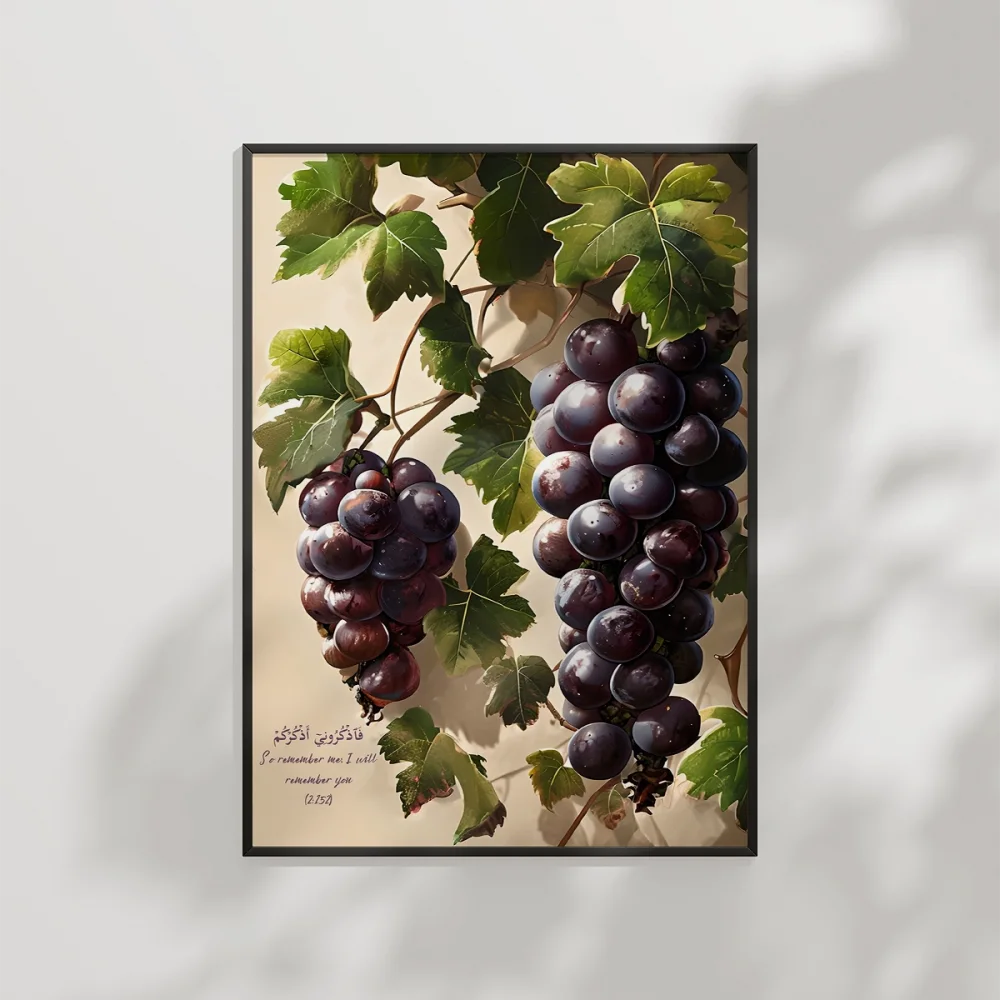 Üzüm Salkımı Duvar Poster