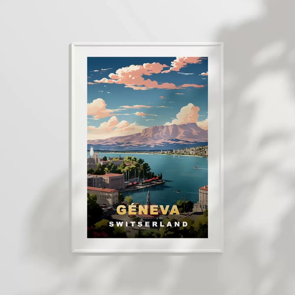 Alplerin Gölgesinde Cenevre Poster