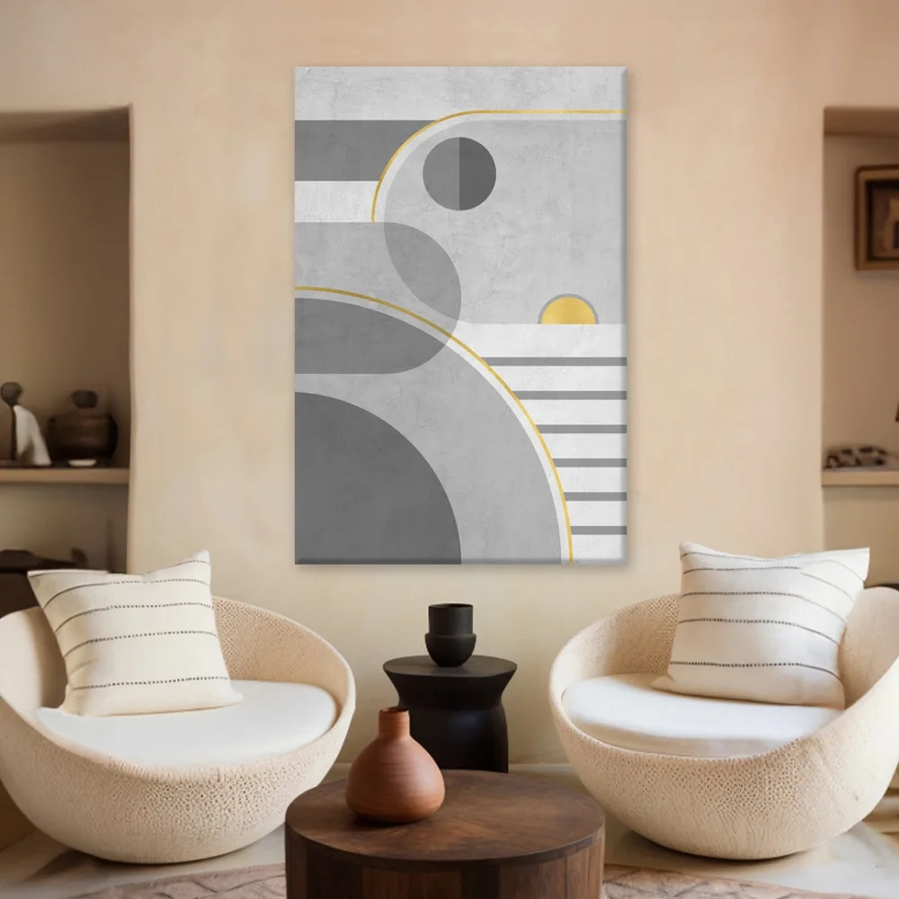 Geometrik Serenity Kanvas Tablo