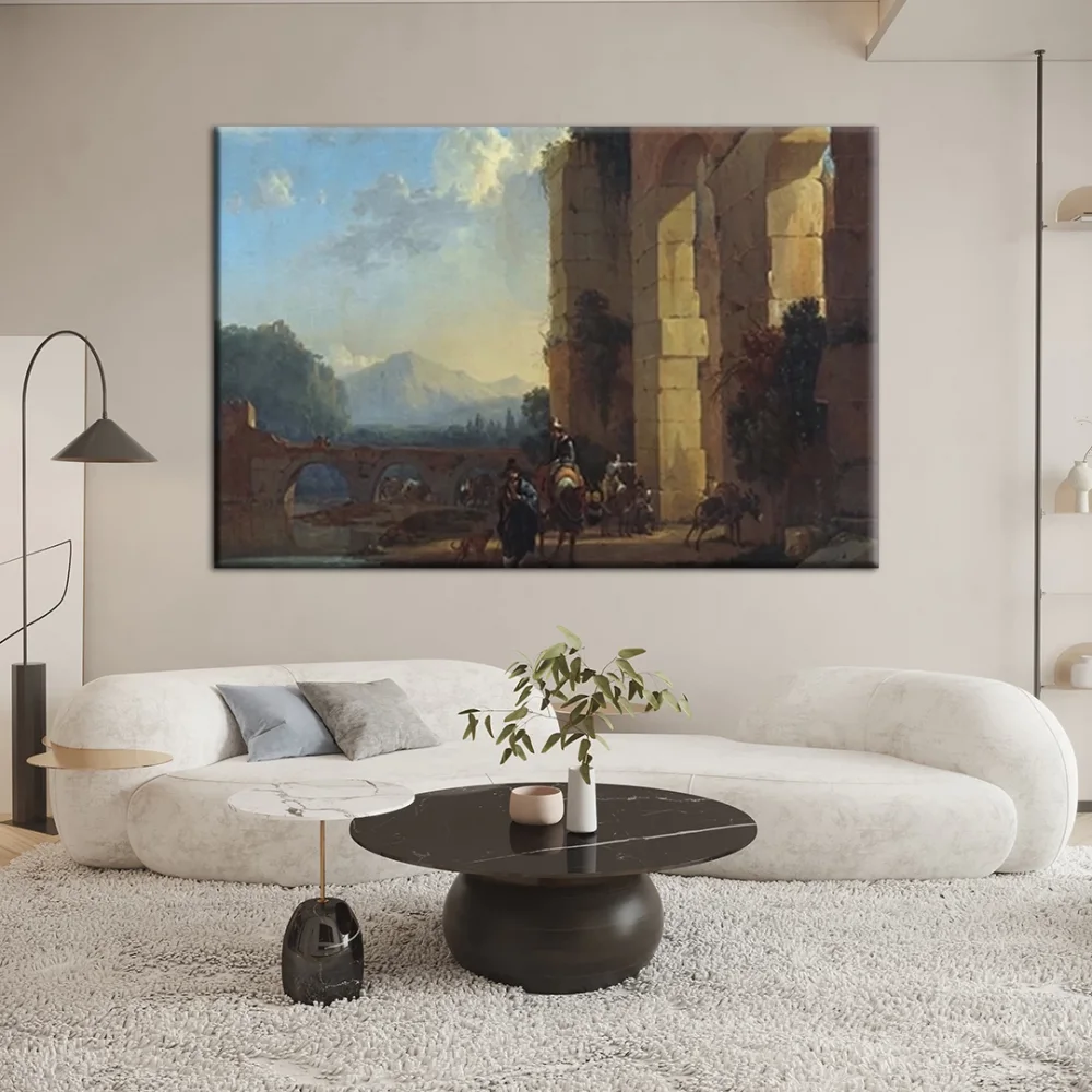 Antik Harabeler Kanvas Tablo