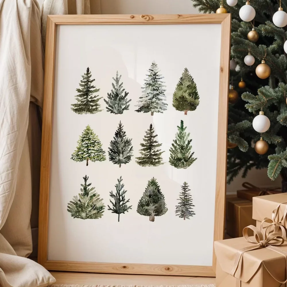 Çam Ağaçları Koleksiyonu Poster