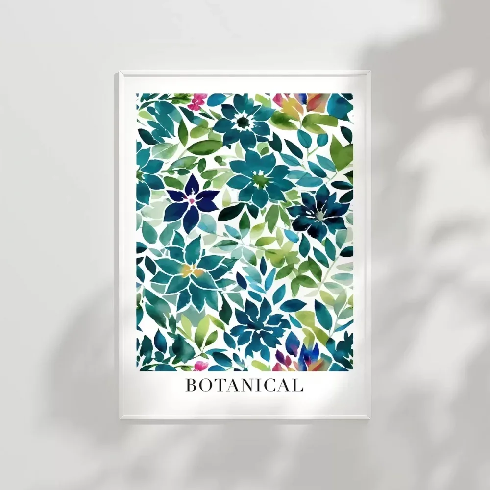 Canlı Botanik Dünyası Poster