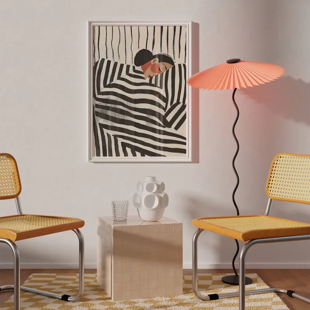 Çizgisel Huzur Poster