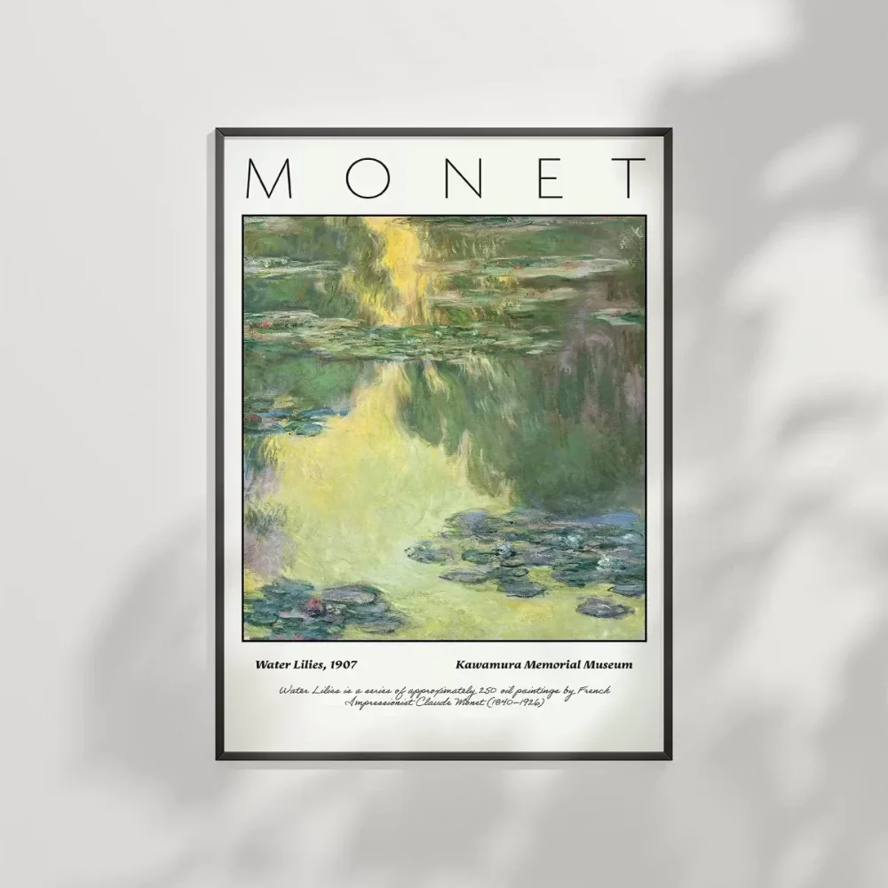 Claude Monet Zambaklar Poster