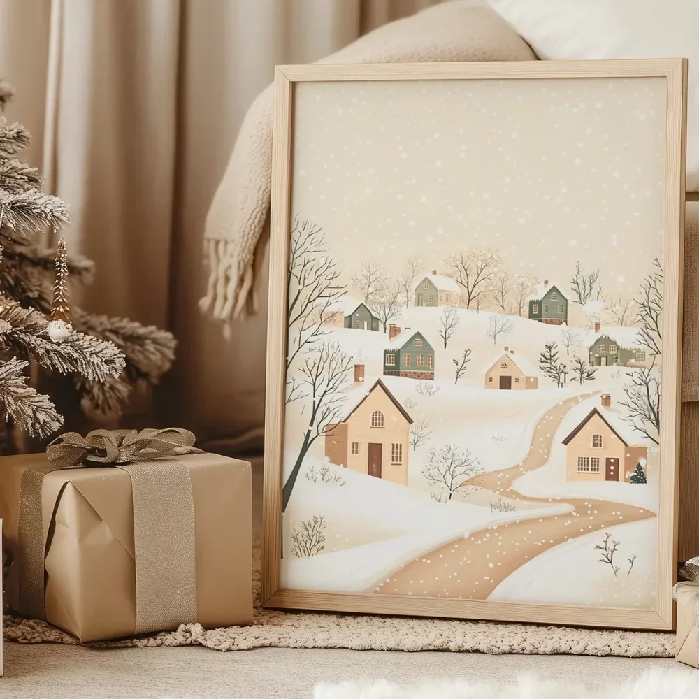 Dağ Evine Giden Kış Yolu Poster