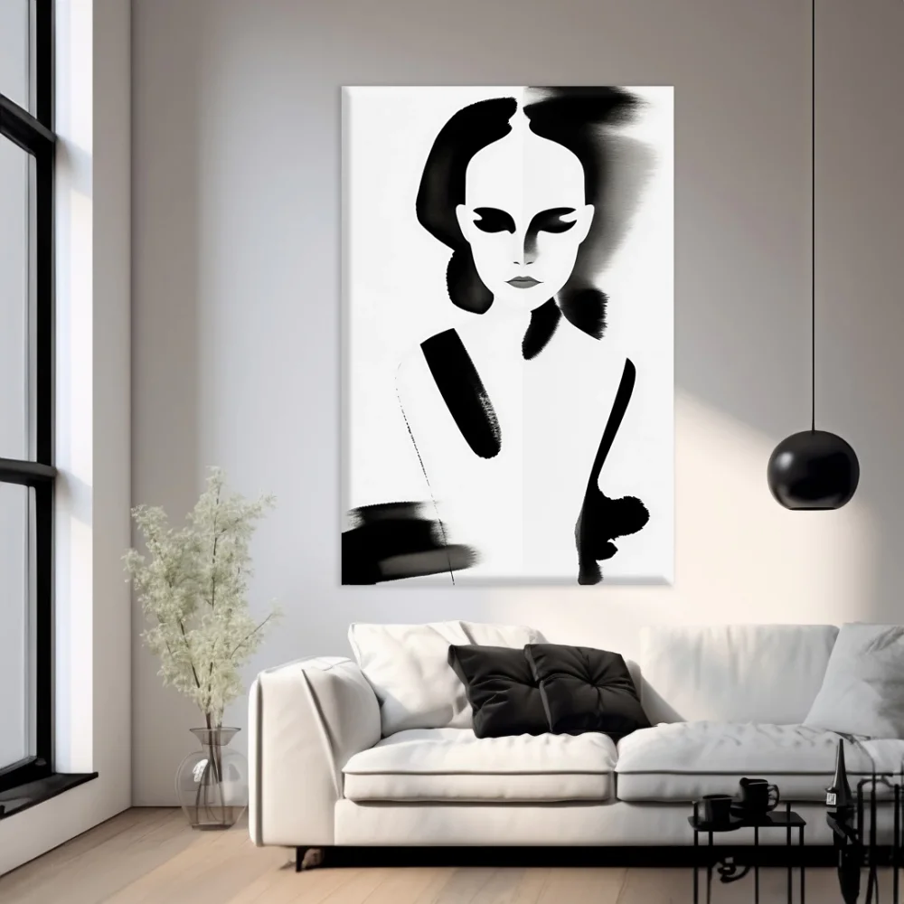 Düşüncenin Profili Kanvas Tablo