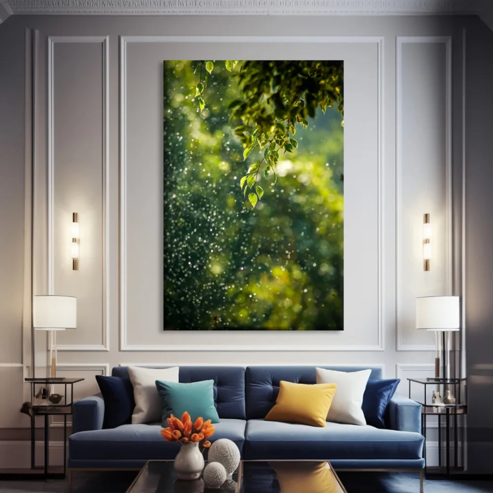 Yeşilin Dansı Kanvas Tablo