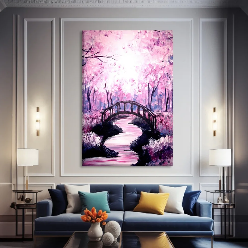 Ay Işığı Altında Kanvas Tablo