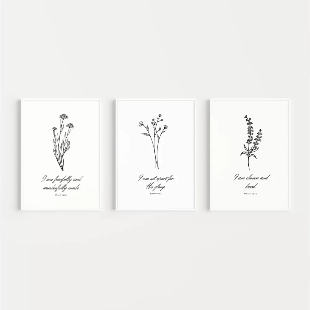 Doğadan İlham Alan İncil 3lü Poster