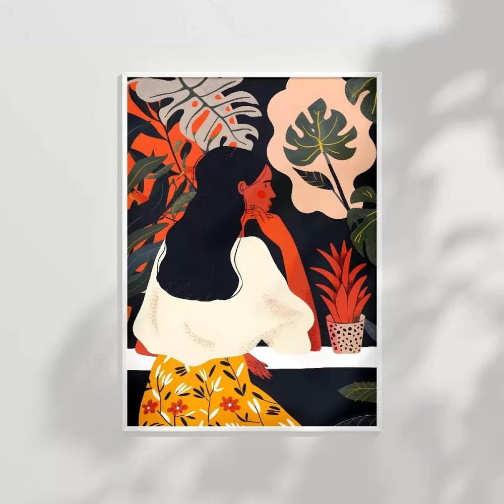 Doğanın Düşünceli Yansıması Poster