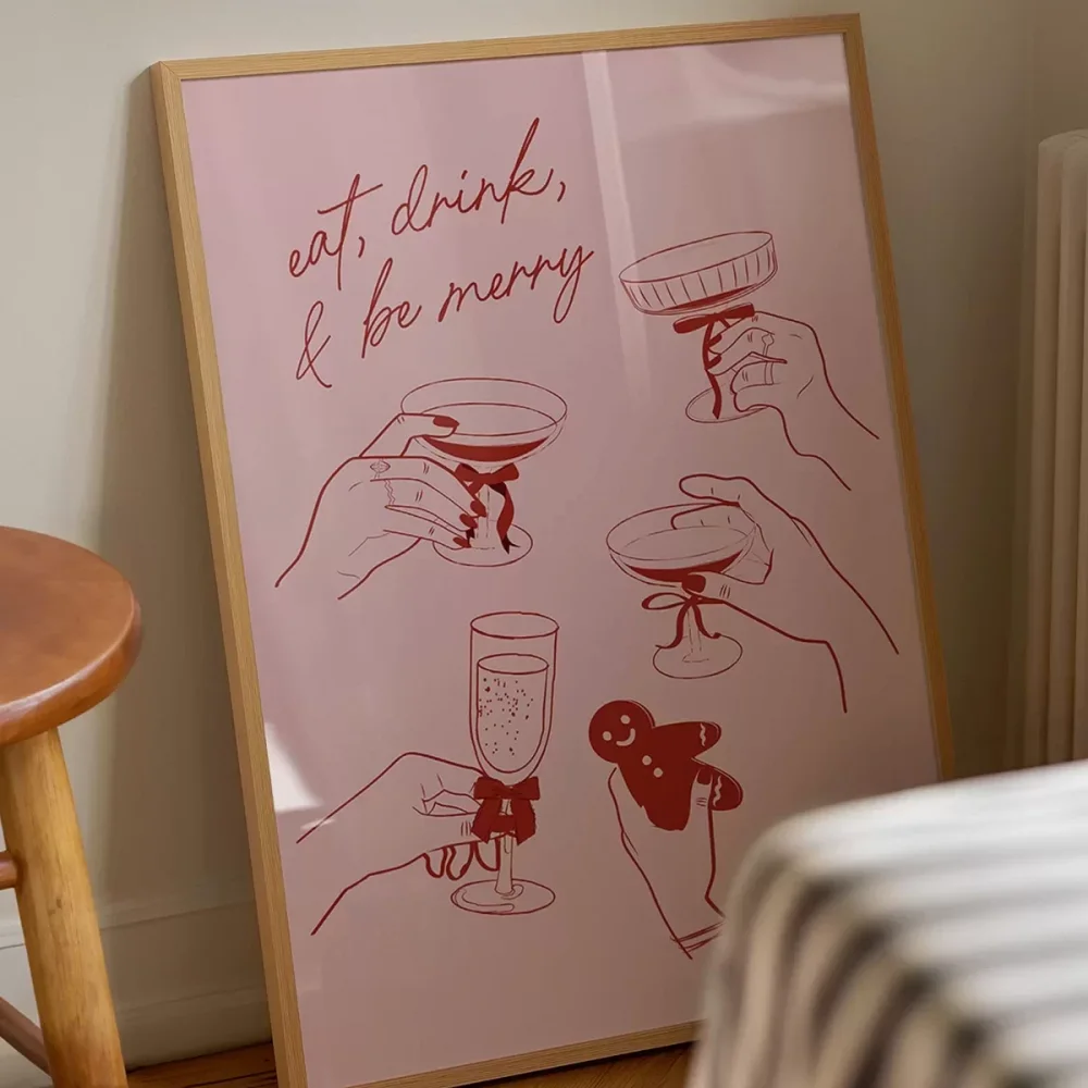 Eat, Drink & Be Merry Poster
