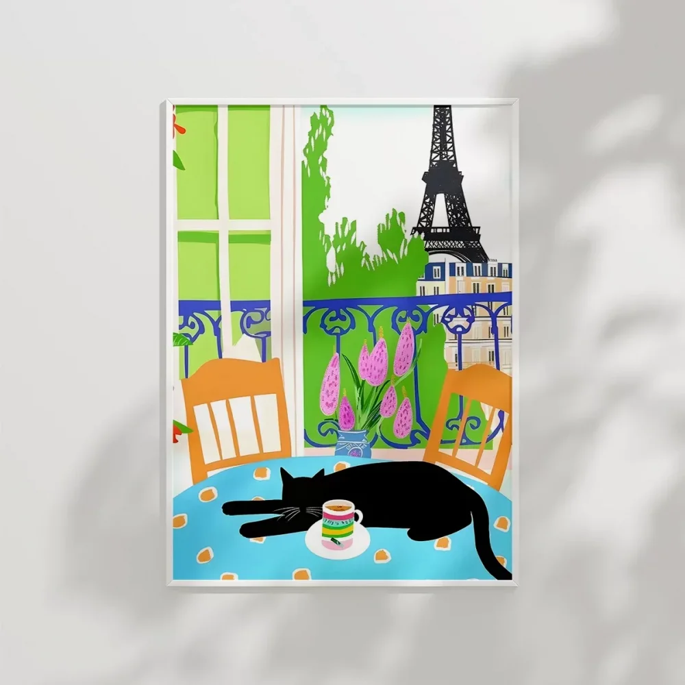 Eiffel Gölgesinde Uyku Poster