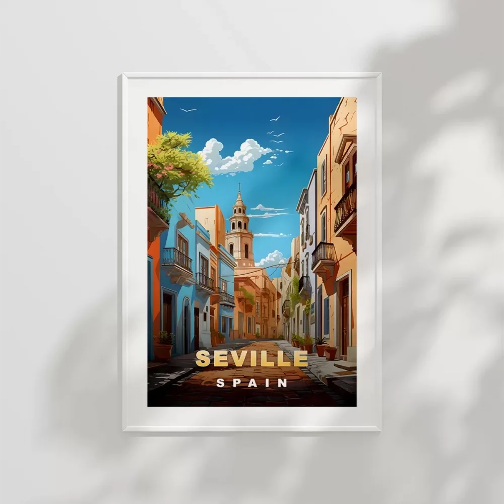 Endülüs Ruhuyla Sevilla Poster