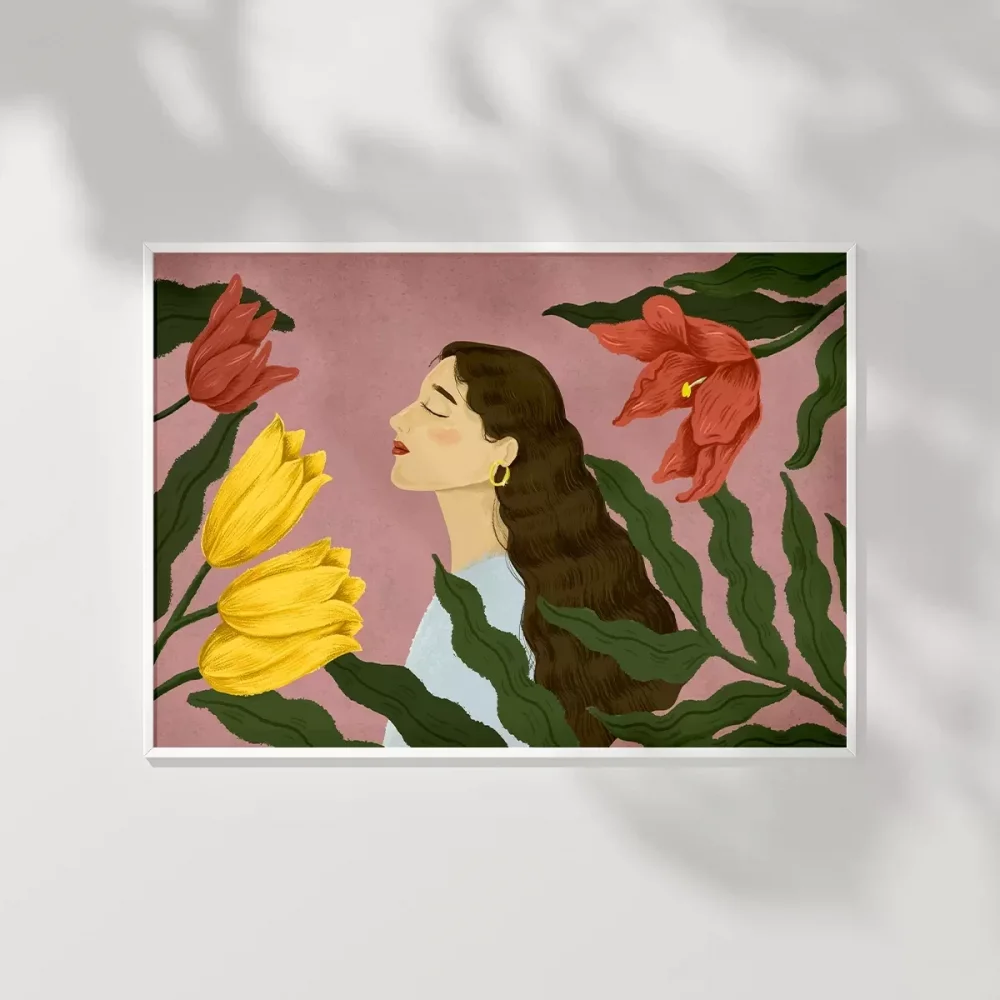 Floral Melodi Poster