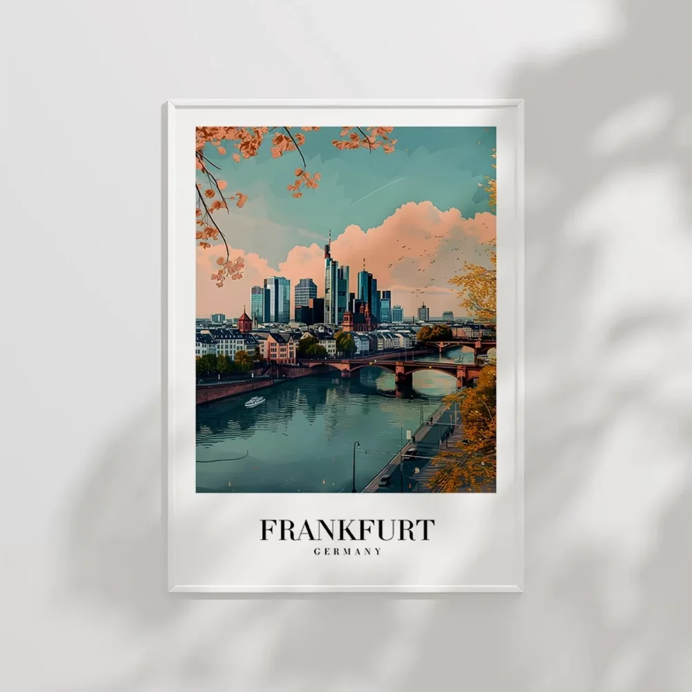 Frankfurt Vintage Poster