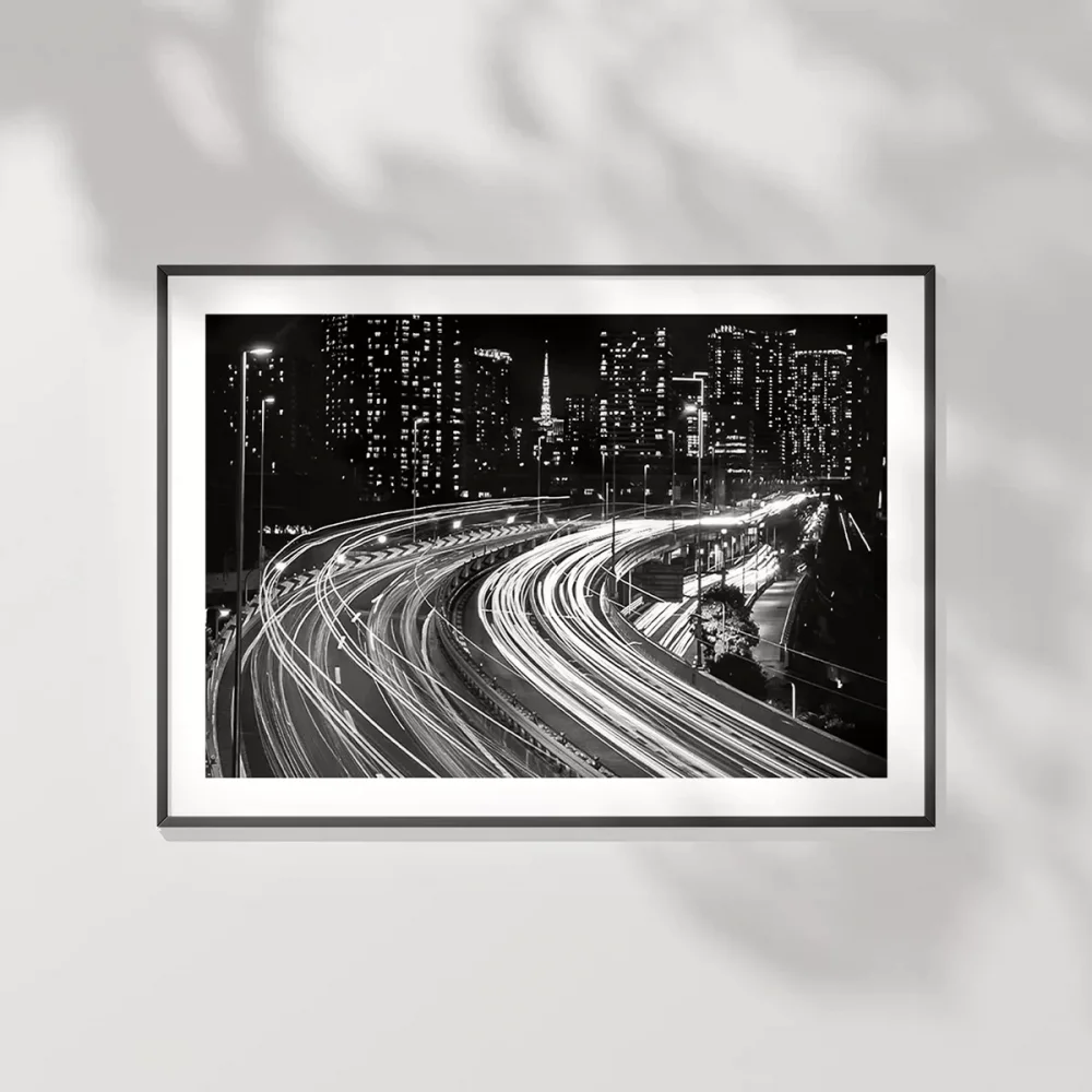 Geceye Akan Yollar Poster