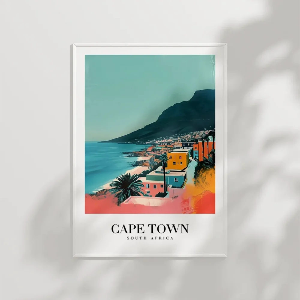 Güney Afrika Masa Dağı Poster