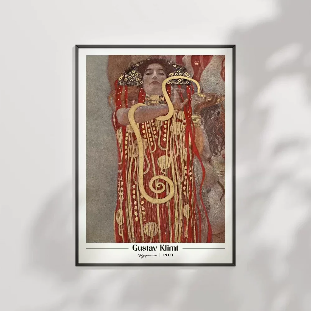 Gustav Klimt Hygieia Poster
