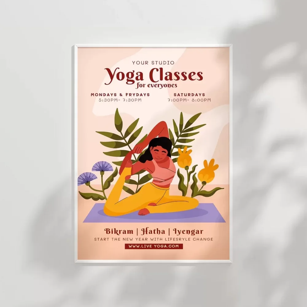 Haftalık Yoga Akışı Poster
