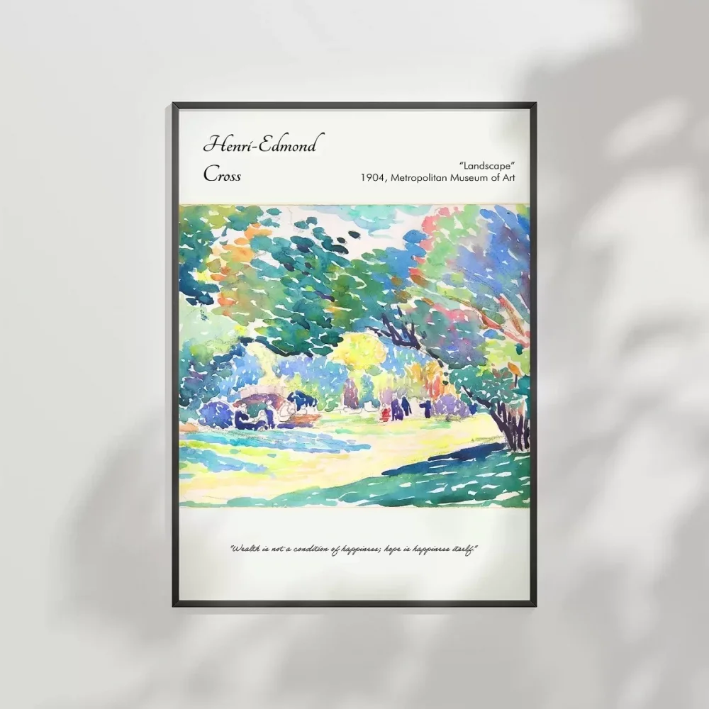 Henri-Edmond Cross  Manzara 2 Poster