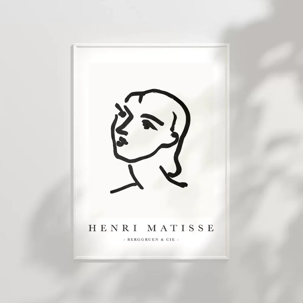 Henri Matisse Soyut Portre Poster
