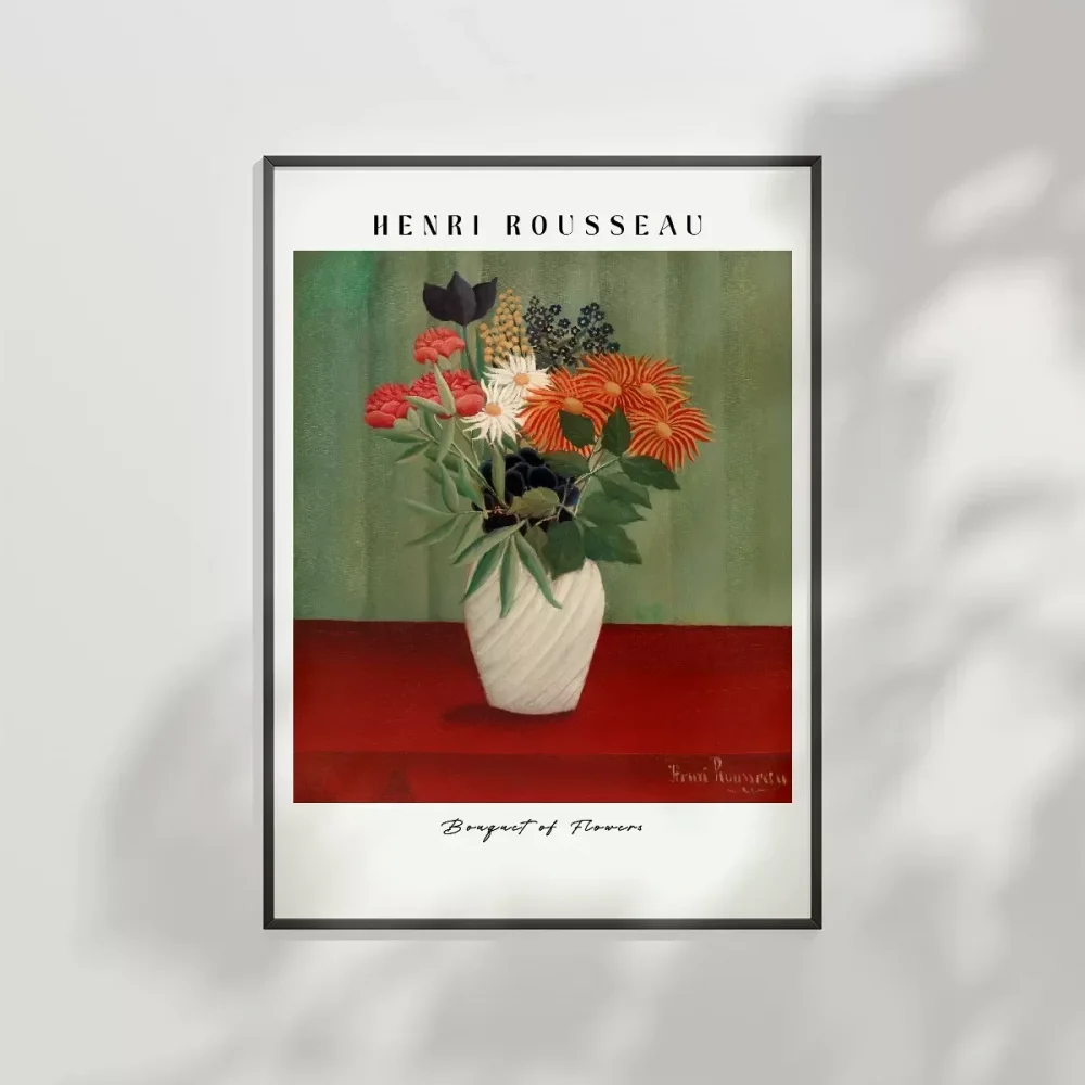Henri Rousseau Çiçek Buketi Poster