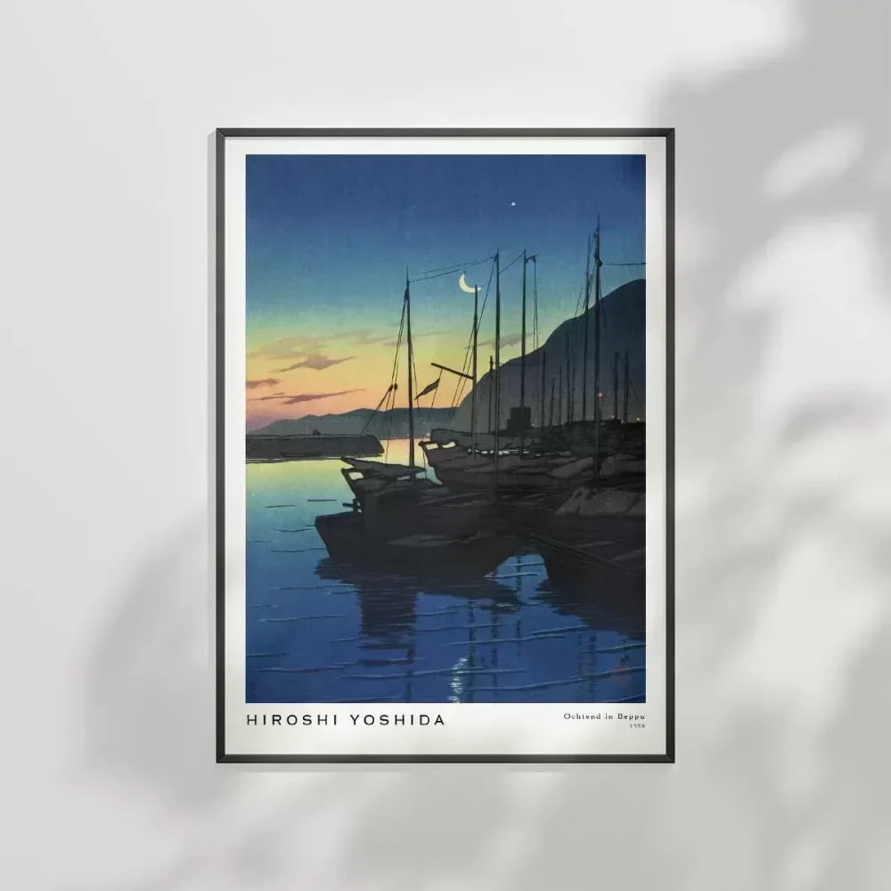 Hiroshi Yoshida Beppuda Sabah Poster