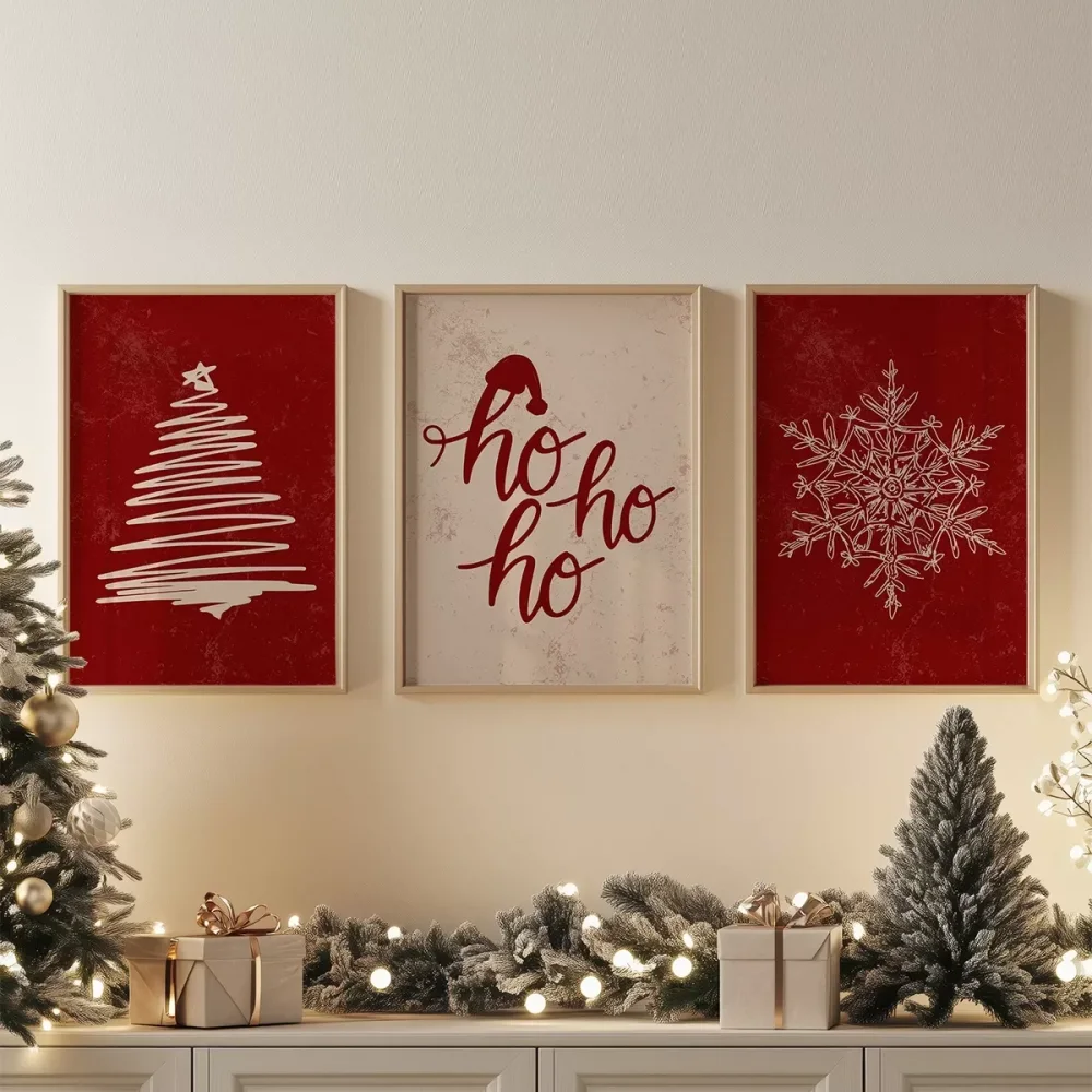 Ho Ho Ho Neşesi 3lü Poster