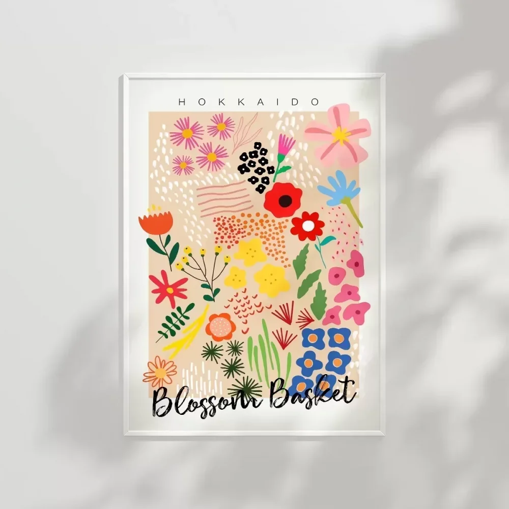 Hokkaido Blossom Market  Poster