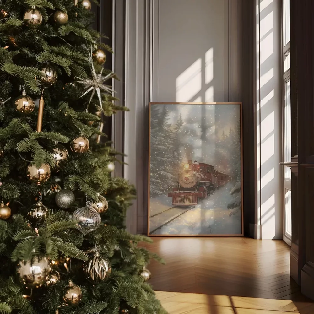 Huzurlu Bir Kış Akşamı Poster