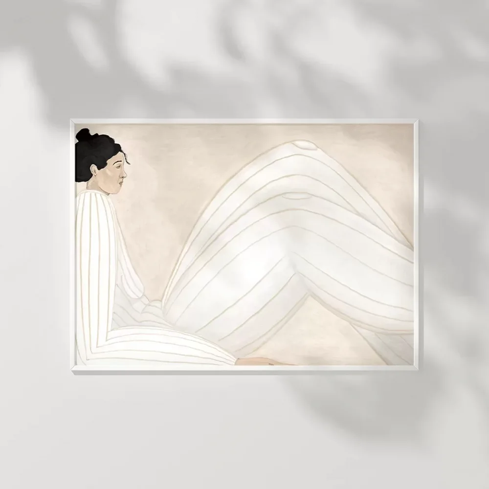 Huzurlu Oturuş Sanat Baskısı Poster